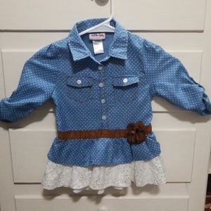 Little Lass chambray shirt